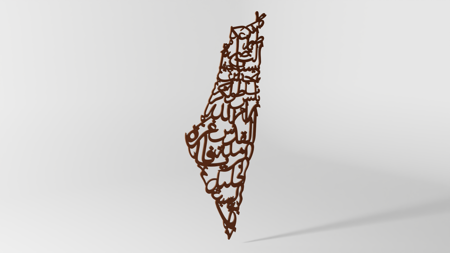 Palestina - Karta