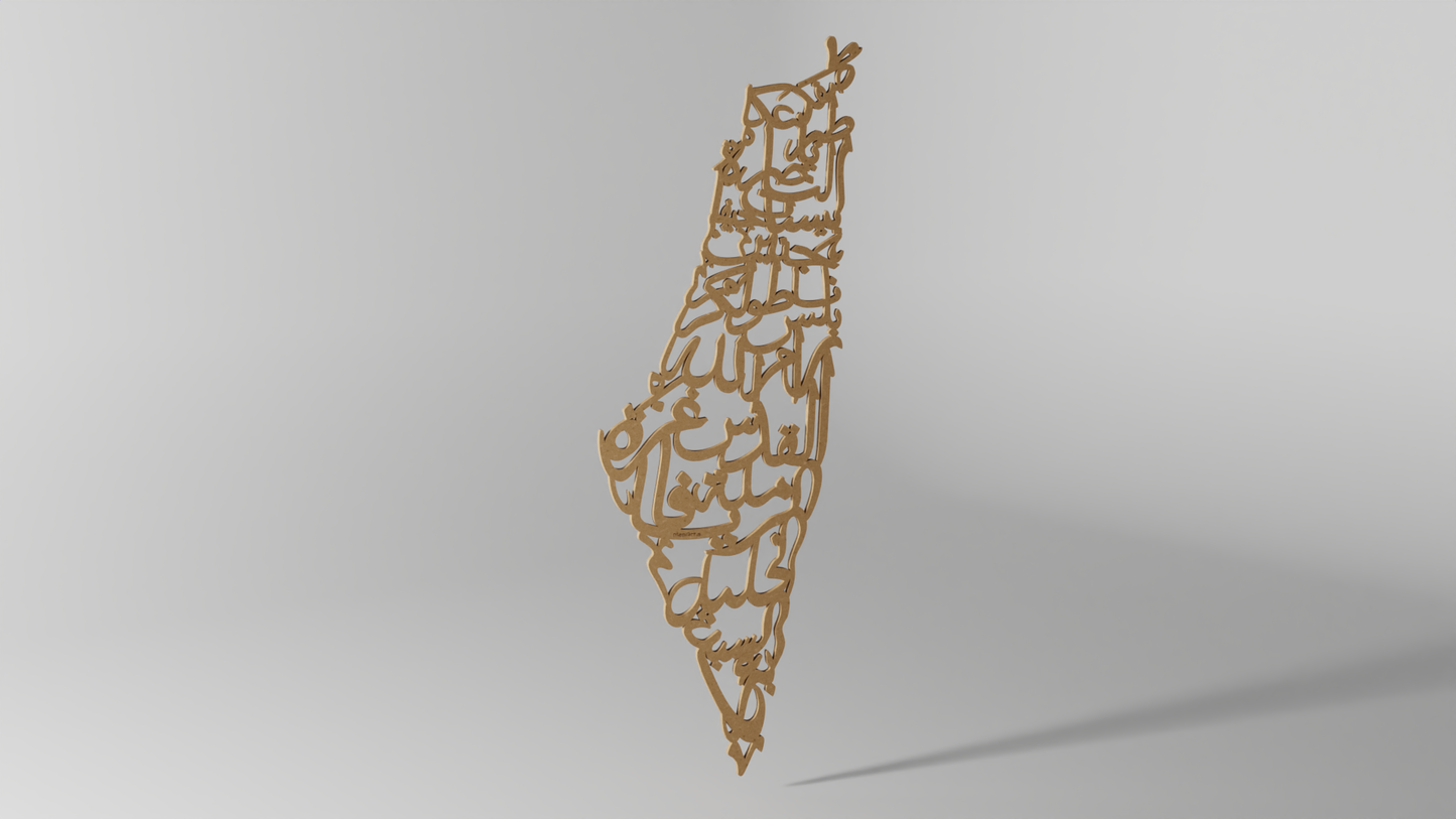 Palestina - Karta