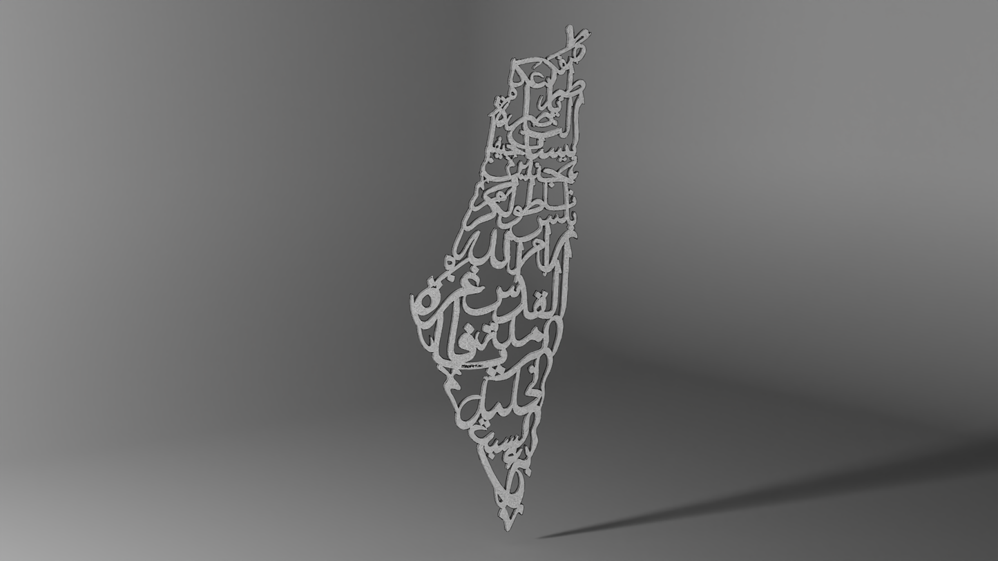 Palestina - Karta