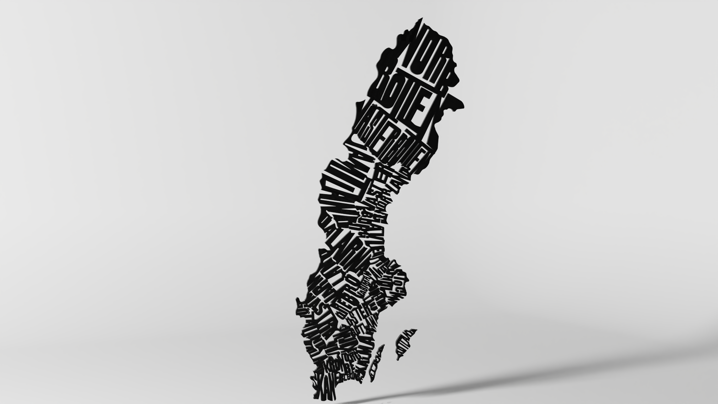 Sverige - Karta