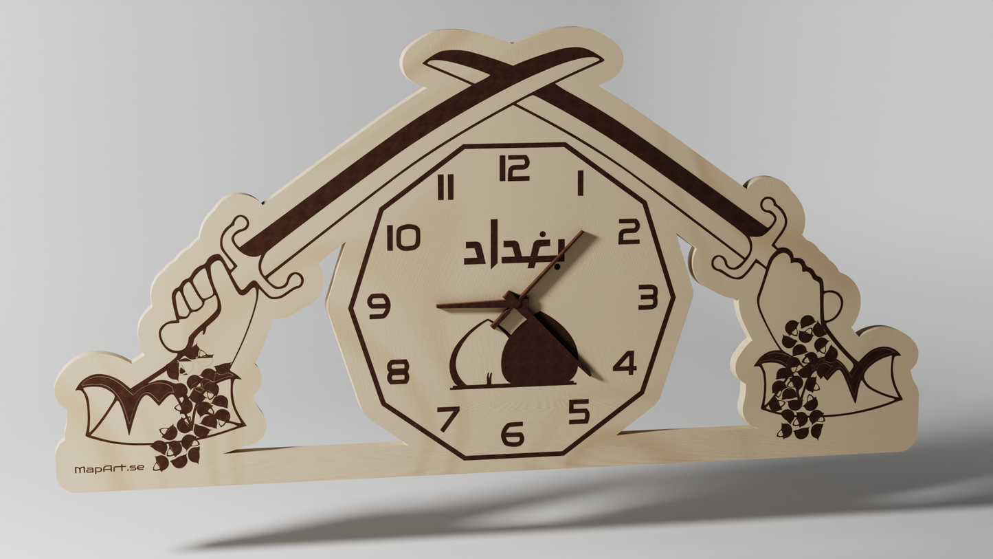 قوس النصر - ساعة الحائط