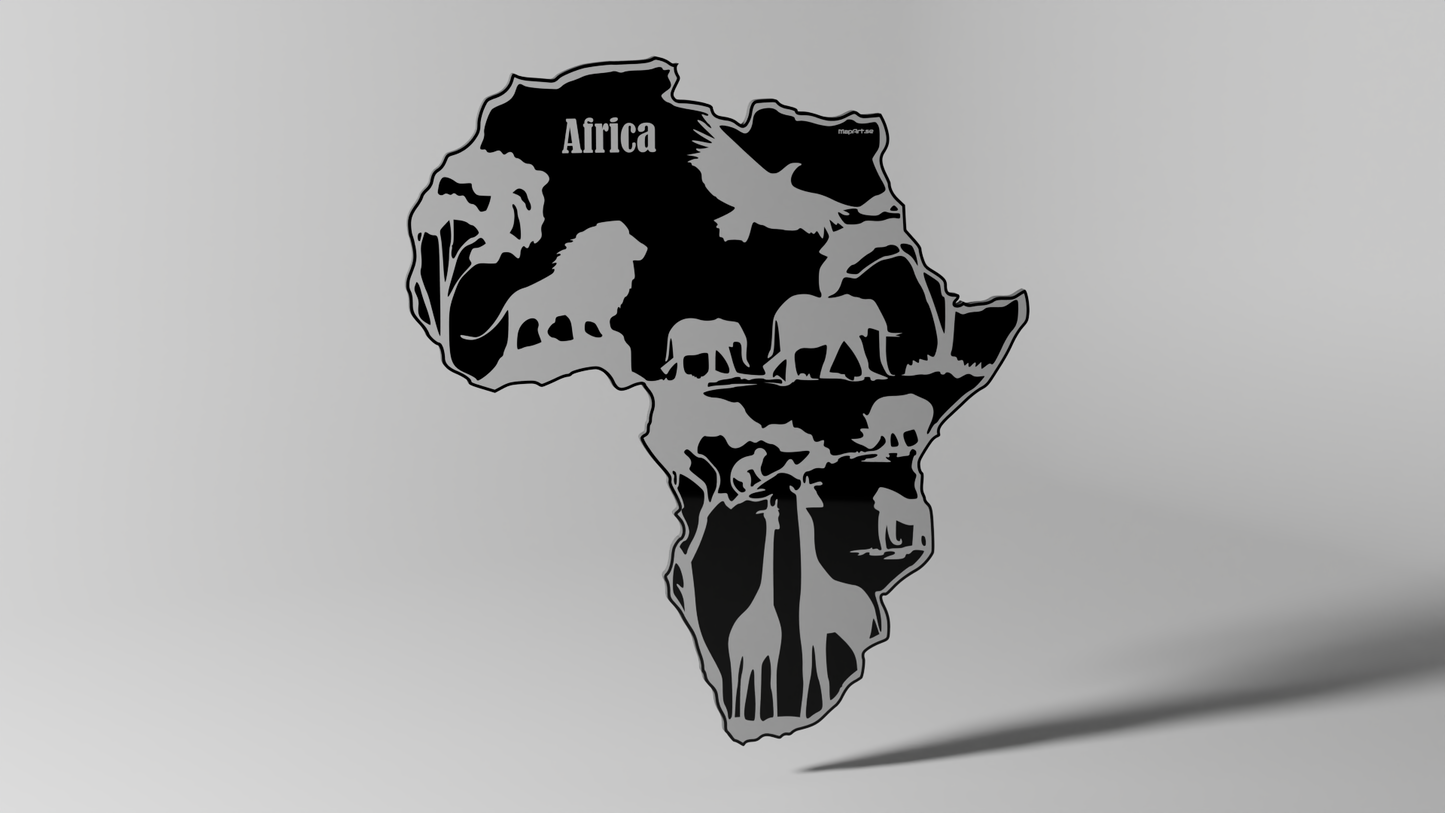 Afrika - Karta