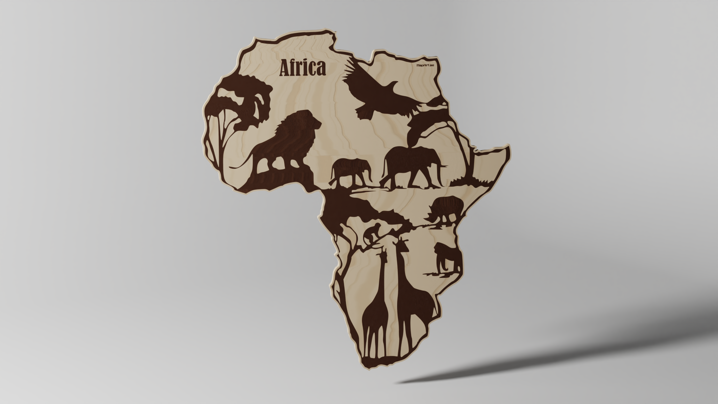 Afrika - Karta