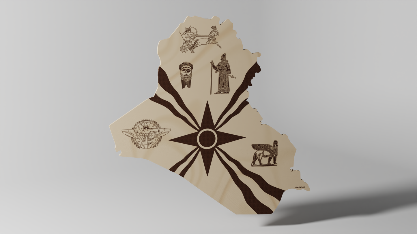 Irak Karta - Assyrier