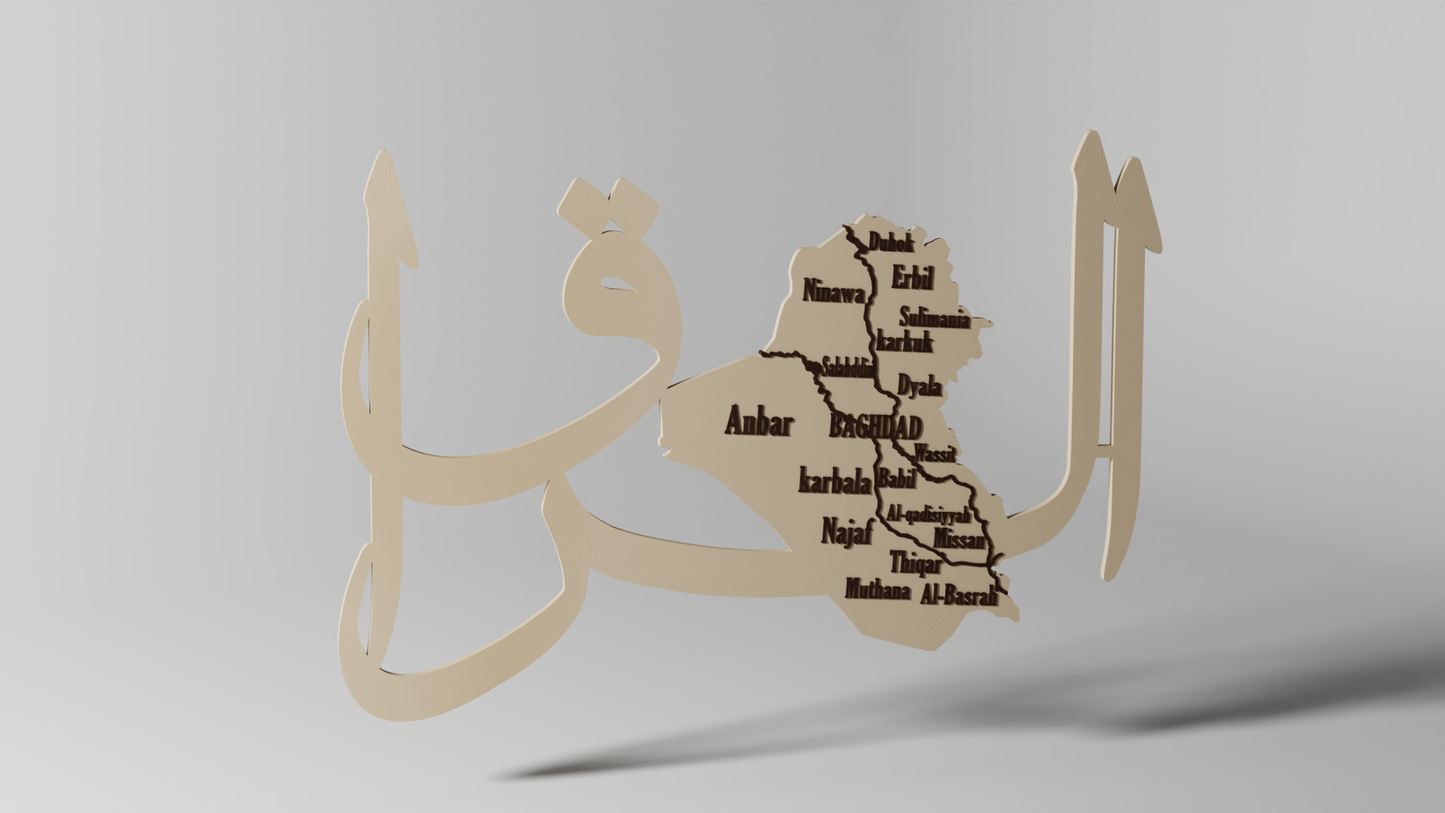 Irak Med Karta